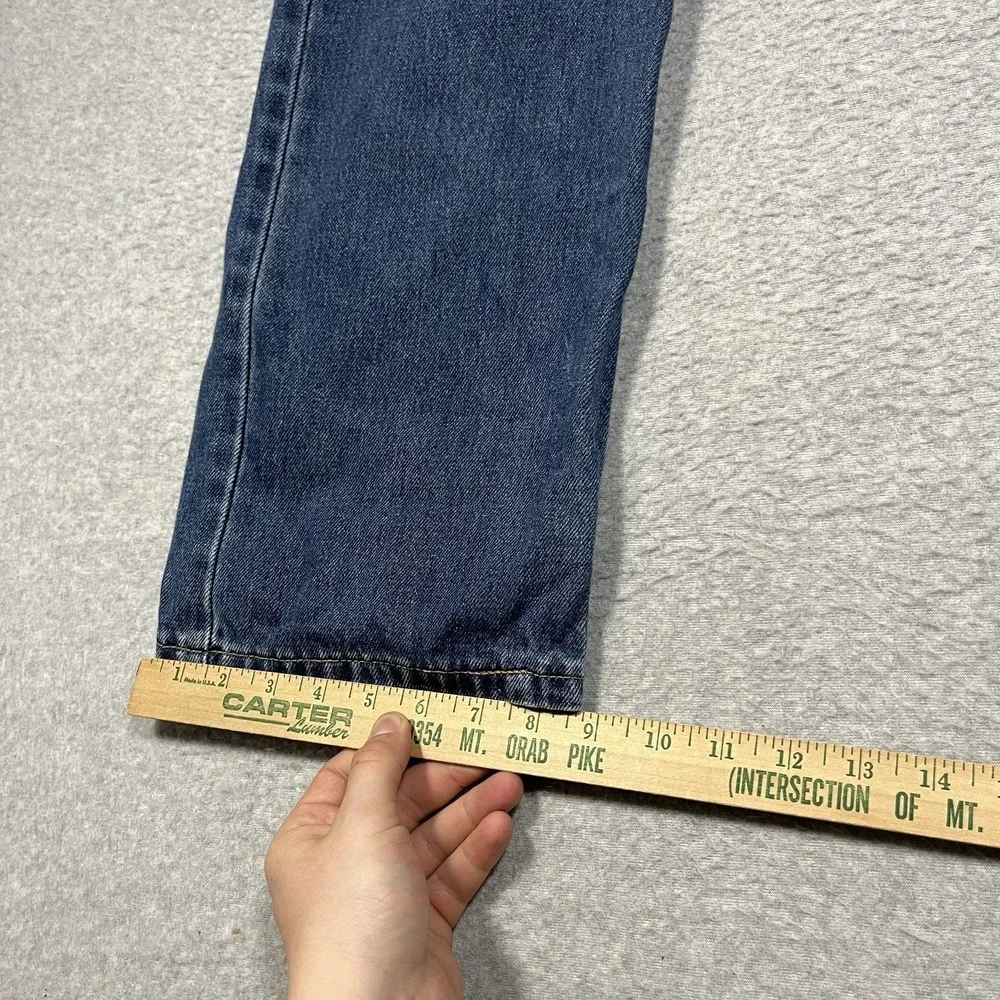 Vintage Levis Jeans Mens 36x32 (Fits 34x32) Blue 505 Straight Denim Cotton Y2K